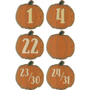TCR8547 Home Sweet Classroom Pumpkins Calendar Days Image