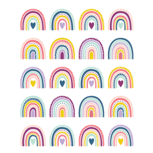 TCR9053 Oh Happy Day Rainbows Stickers Image