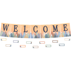 TCR9140 Moving Mountains Welcome Bulletin Board Image