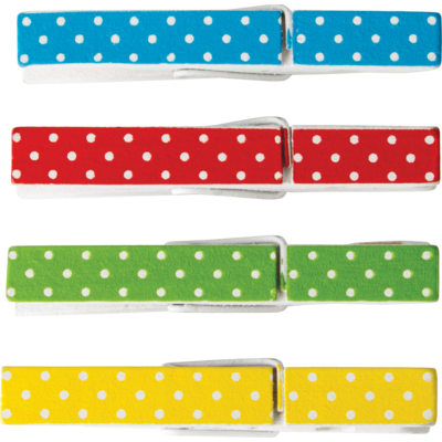 Polka Dots Clothespins - TCR20671 | Teacher Created Resources