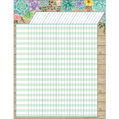 Rustic Bloom Incentive Chart - TCR7972 | Teacher Created Resources