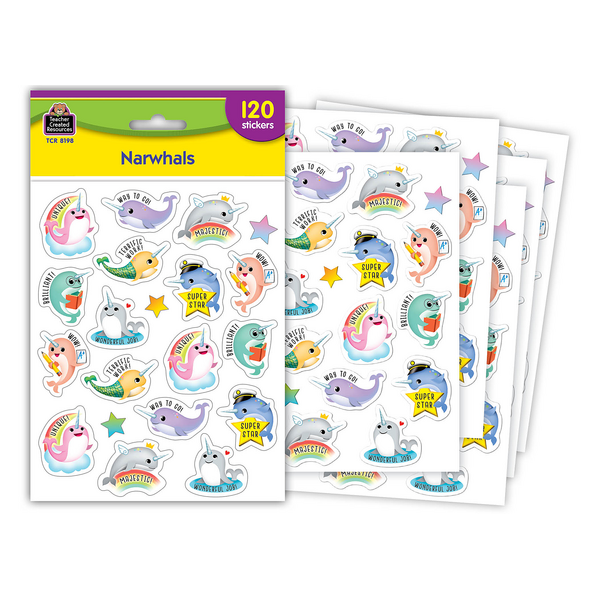 Narwhals Stickers - TCR8198 | Teacher Created Resources