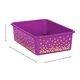 Purple Confetti Large Plastic Storage Bins 6-Pack Alternate Image SIZE