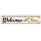 Confetti Welcome to Our Class Banner Alternate Image SIZE