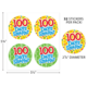100 Days Smarter Wear 'Em Badges Alternate Image SIZE