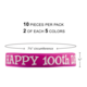 Happy 100th Day Wristbands Alternate Image SIZE