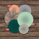 Home Sweet Classroom Hanging Paper Fans Alternate Image SIZE