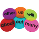 Spot On Carpet Markers Sight Words 51-100 - 4" Alternate Image E