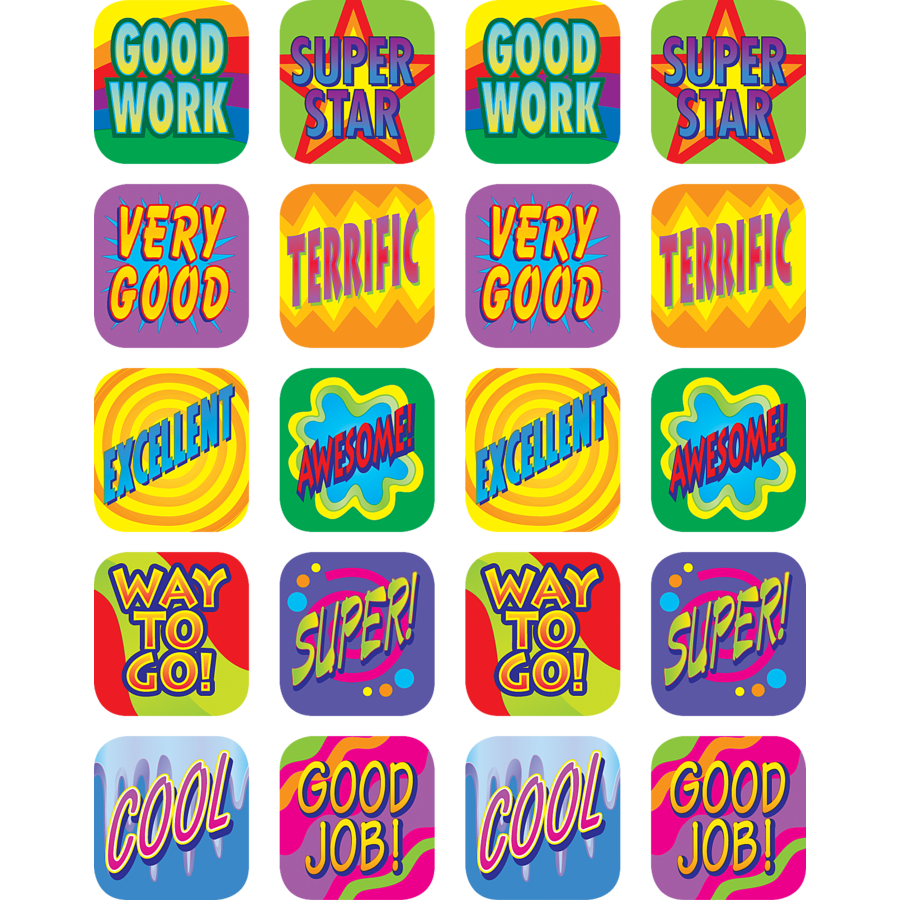 Teacher Created Resources Good Work Stickers Multi Color (1990)