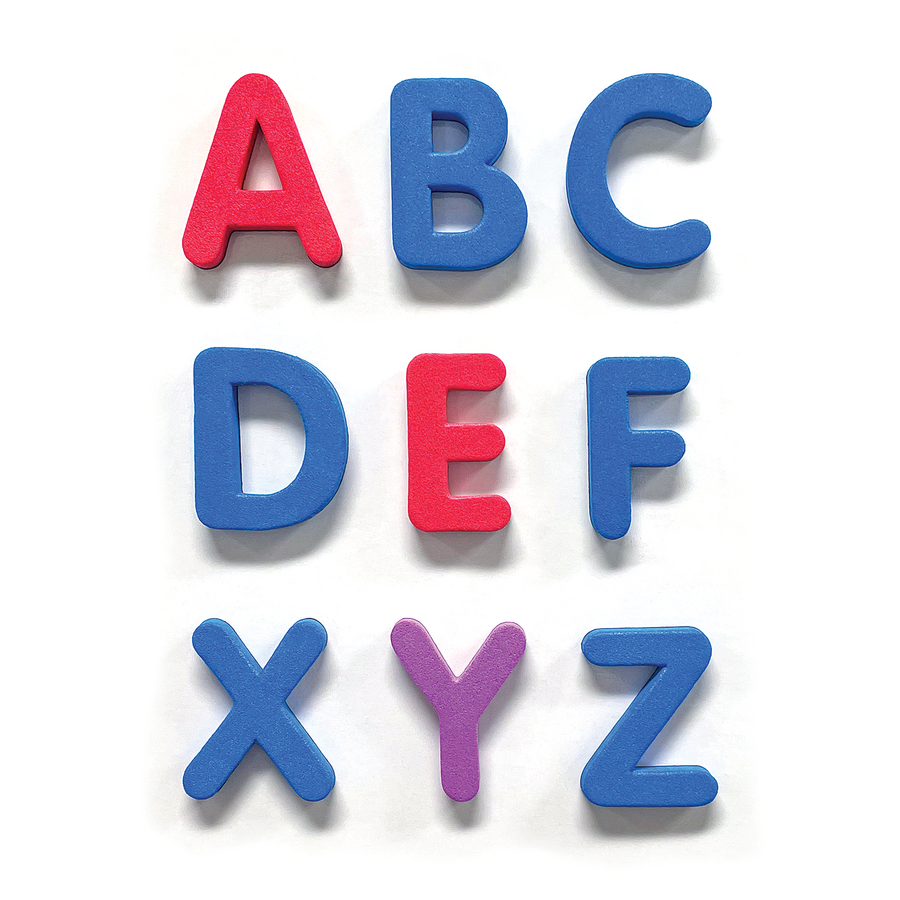 Magnetic Foam: Small Uppercase Letters - TCR20624
