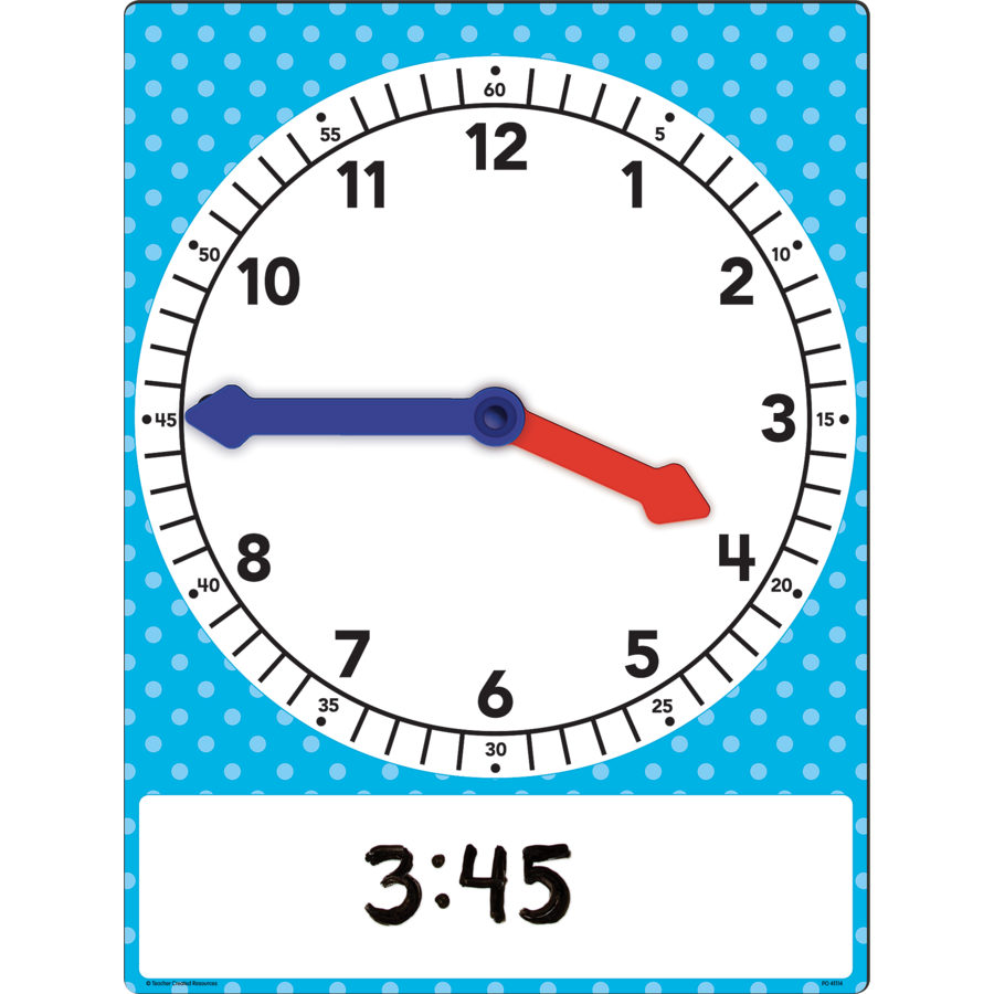 Teacher Created Resources Magnetic Digital Timer Aqua Pack of 3