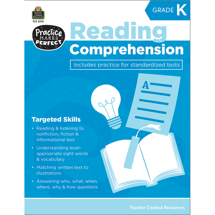 Practice Makes Perfect Reading Comprehension Grade K TCR2078