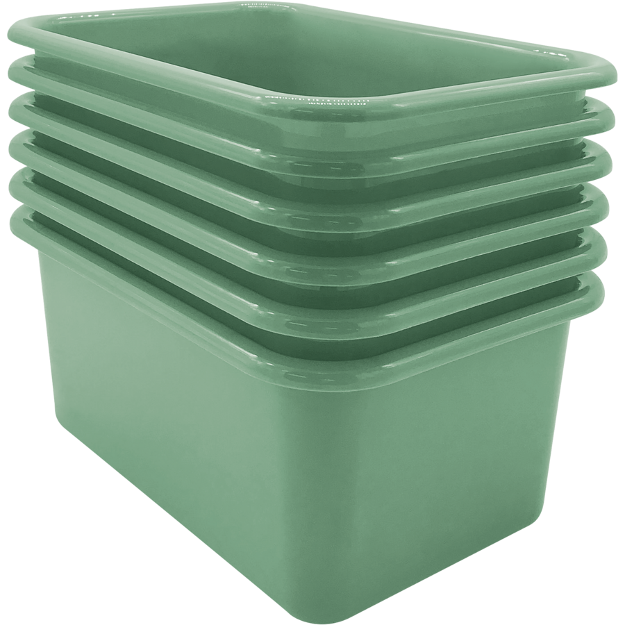 Green Plastic Storage Containers at