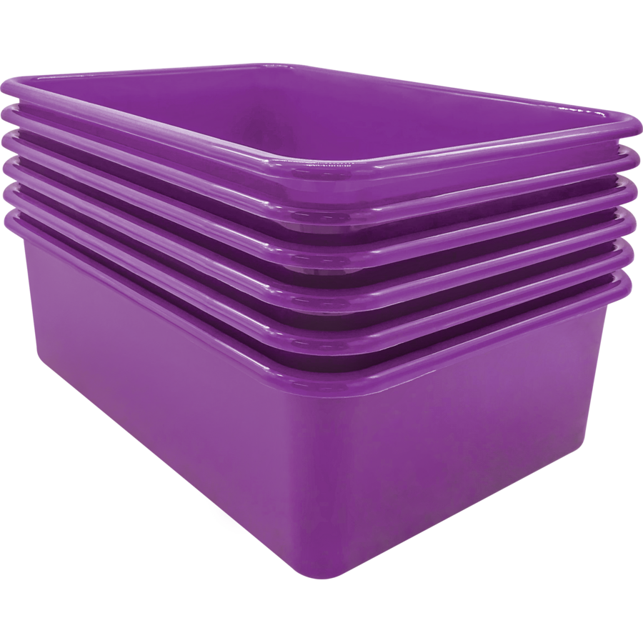 Pink Large Plastic Storage Bin - TCR20408, Teacher Created Resources