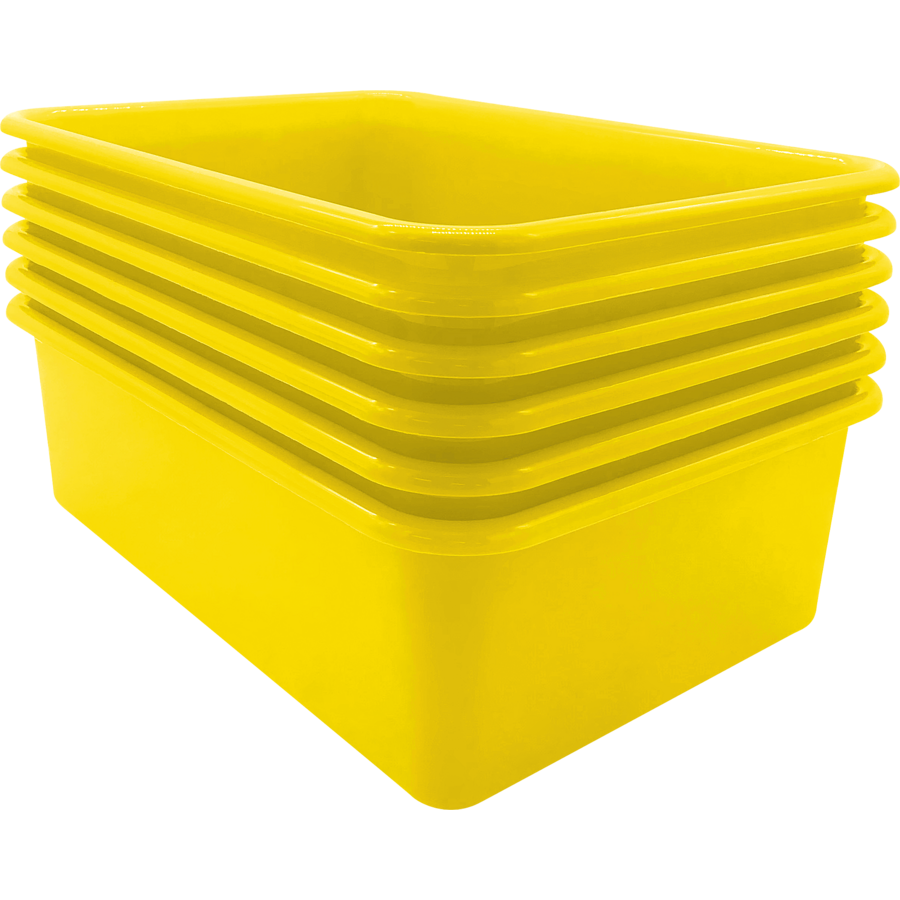 Plastic storage bin 350x210x200 mm, 13L yellow