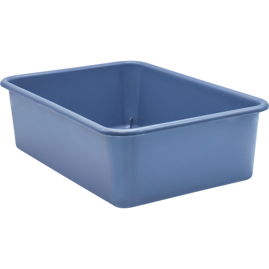 Slate Blue Large Storage Bin 6 Pack