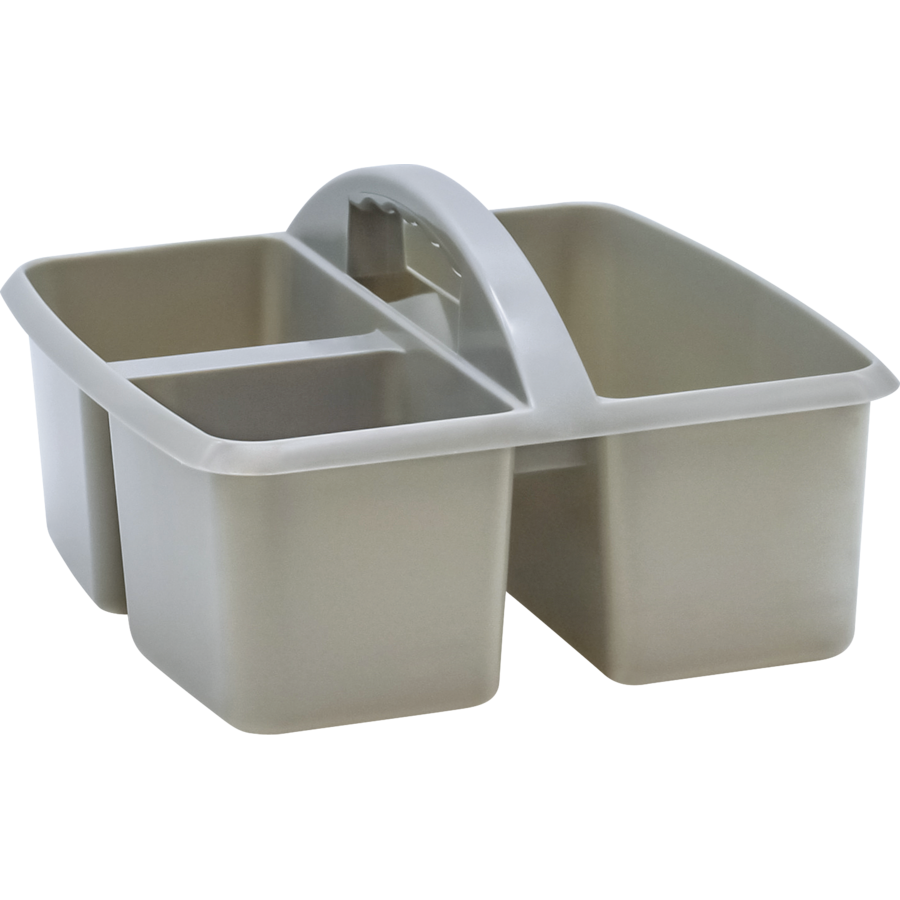 Gray Small Plastic Storage Bin - TCR20395, Teacher Created Resources