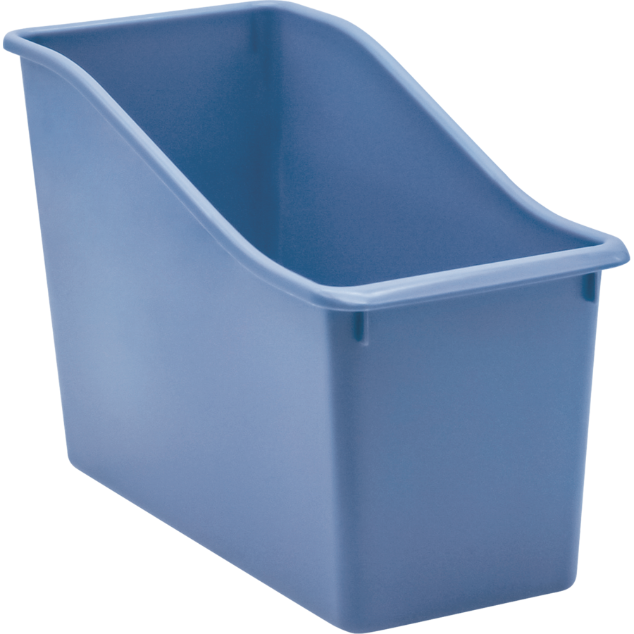 Slate Blue Large Storage Bin 6 Pack