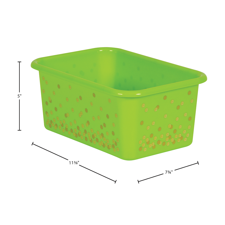Teacher Created Resources Lime Plastic Storage Caddy