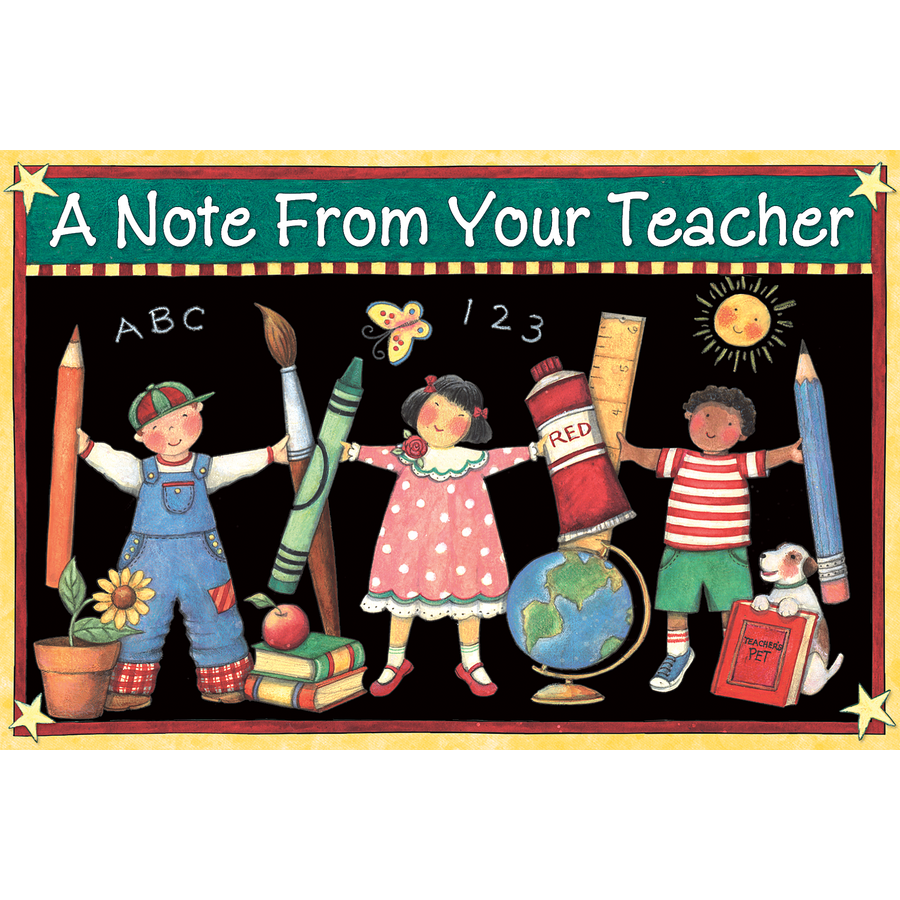 A Note From Your Teacher Postcards From Susan Winget Tcr4817 Teacher Created Resources 7555