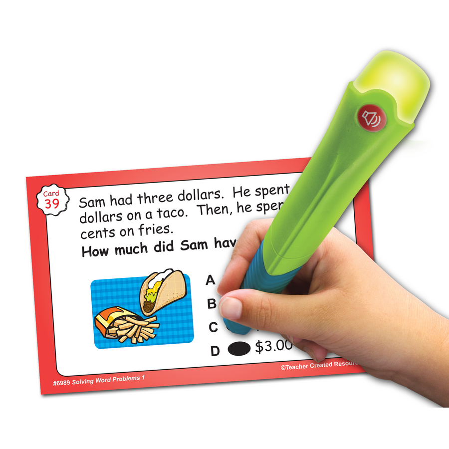 Power Pen Learning Cards: Solving Word Problems Grade 1 - TCR6989