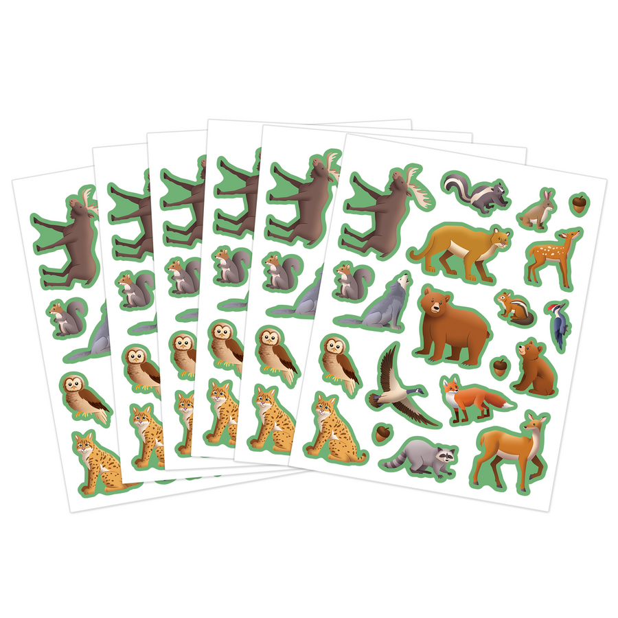 Woodland Animals Stickers TCR7093 Teacher Created Resources