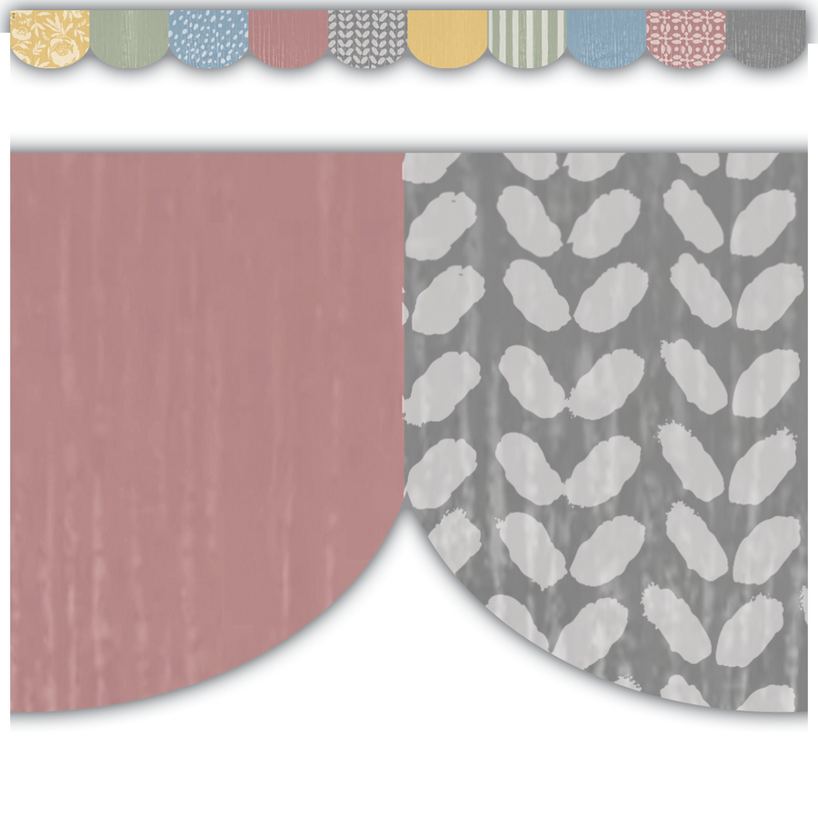 Classroom Cottage Scalloped Die-Cut Border Trim - TCR7182 | Teacher ...