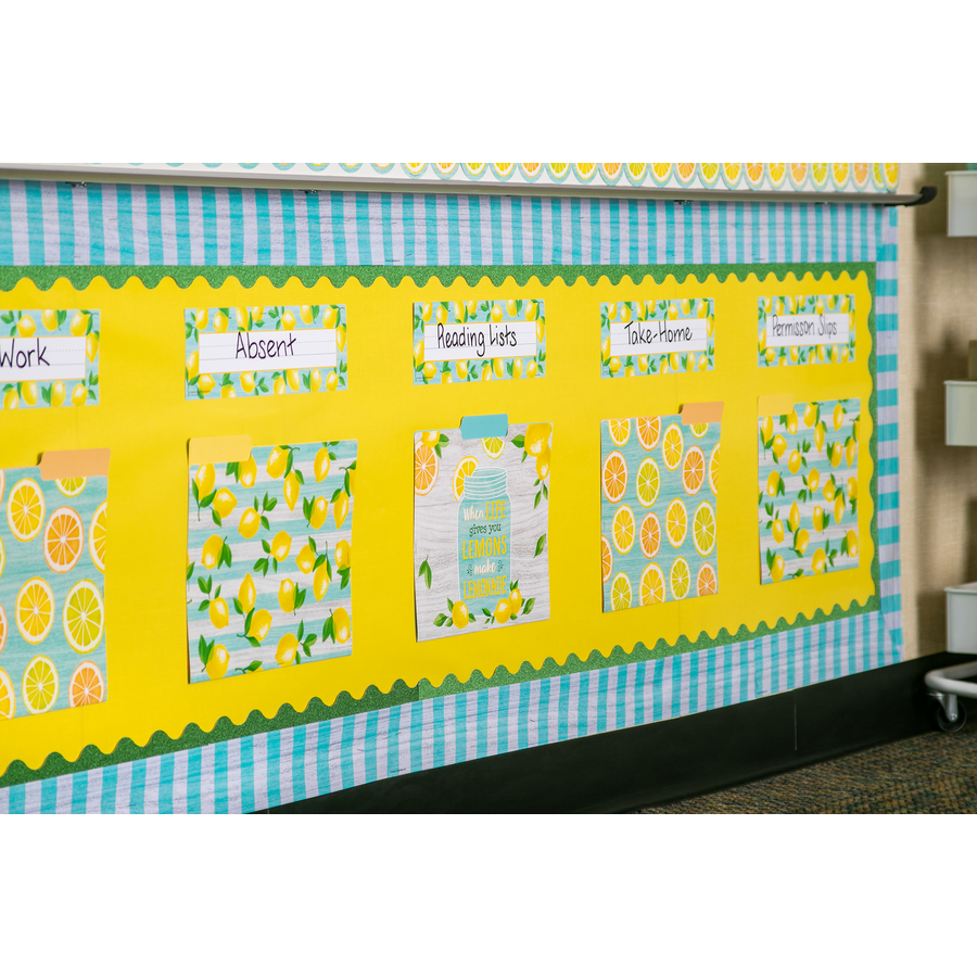 Lemon Yellow Better Than Paper Bulletin Board Roll TCR77043 Teacher