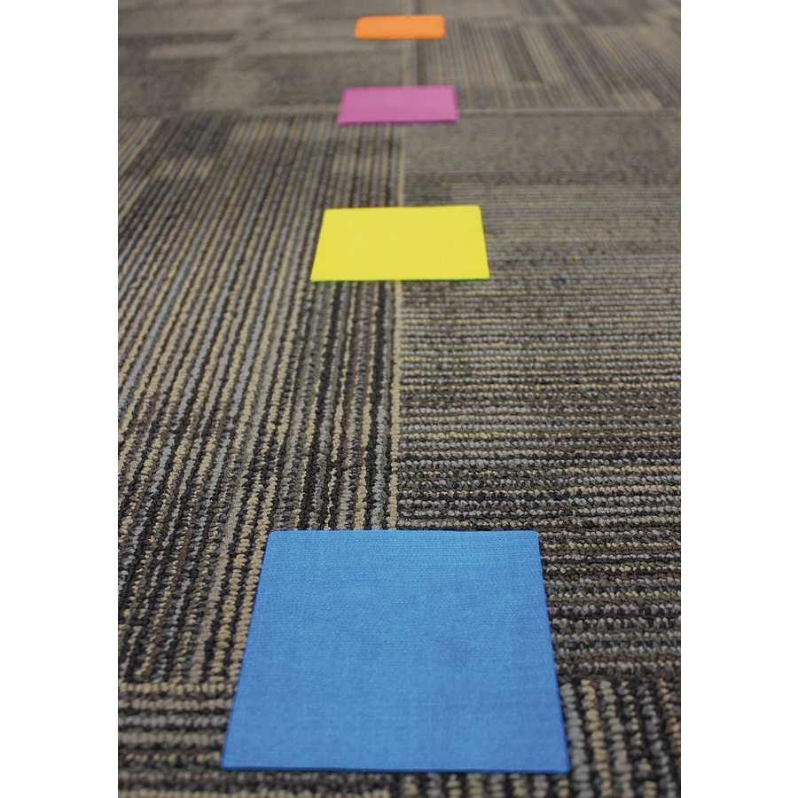 Lqemwth 100 Pcs Carpet Markers Floor Dots,Multicolor Carpet Spots for Classroom,4 Carpet Dots Spot Markers,Carpet Floor Dots Spots,Rug Circles Marker Spot