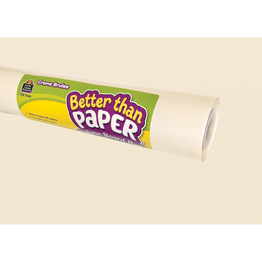Creme Brulee Better Than Paper Bulletin Board Roll TCR77440 Teacher