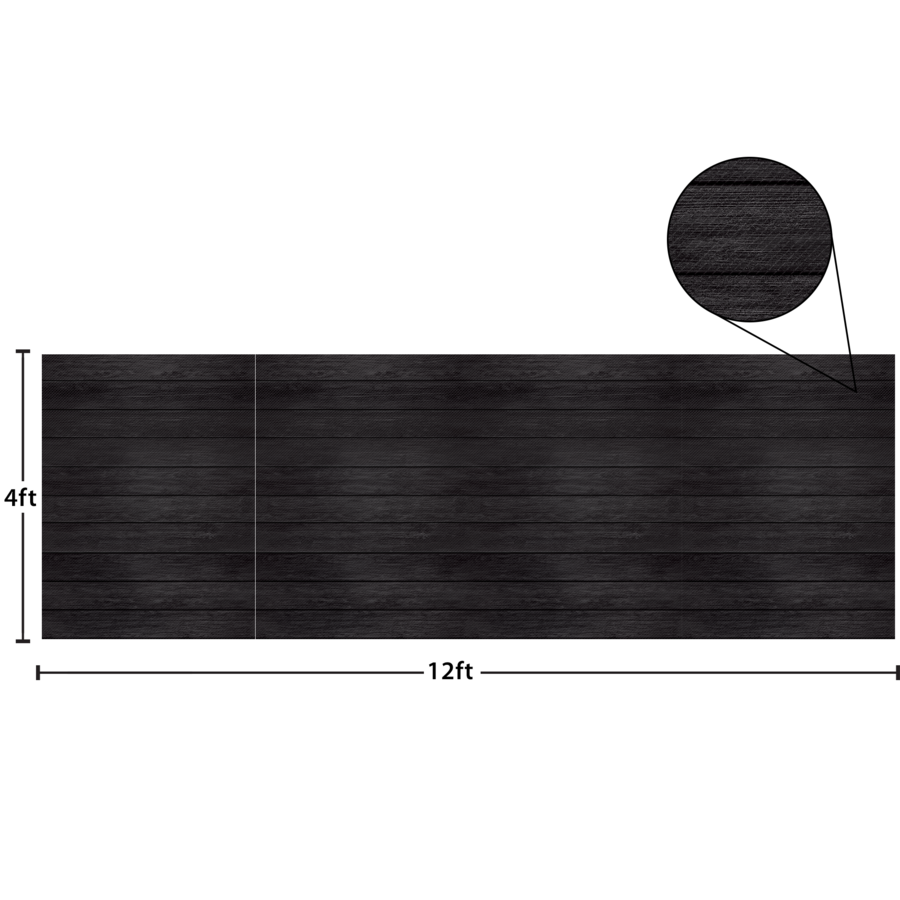 Fun Size Better Than Paper Bulletin Board Roll Vertical Black Wood -  TCR77907