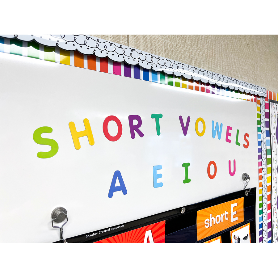 Colorful Classic 2" Letters TCR77570 Teacher Created Resources