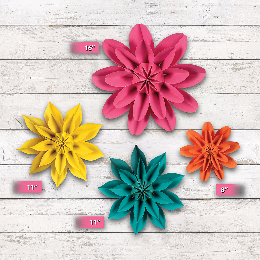 Teacher Created Resources Beautiful Brights Paper Flowers