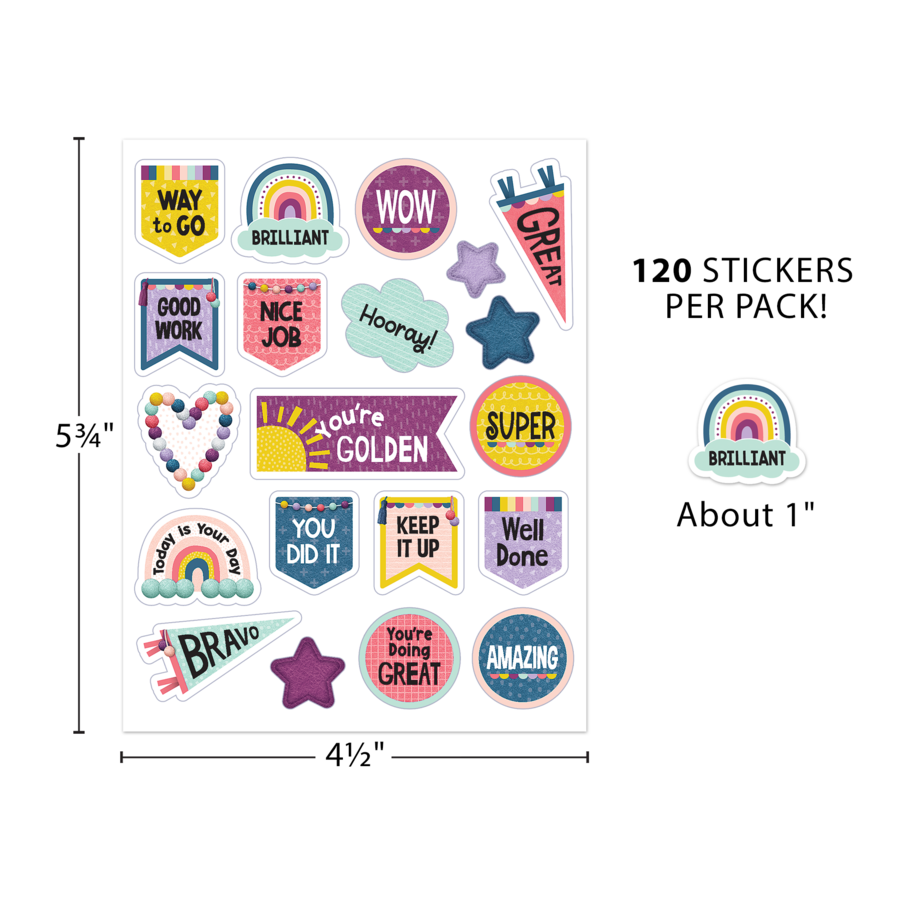 Oh Happy Day Stickers - TCR9054 | Teacher Created Resources