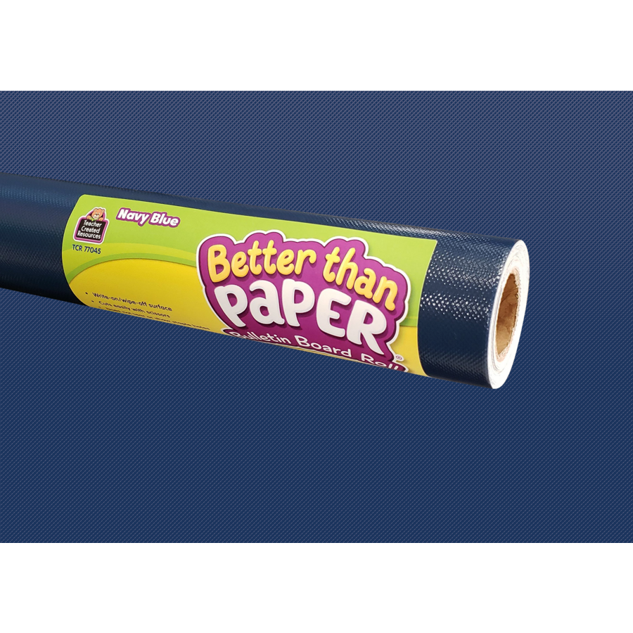 Teacher Created Resources Navy Blue Better Than Paper Bulletin Board Roll &  Light Blue Better Than Paper Bulletin Board Roll (TCR77450) - Yahoo Shopping