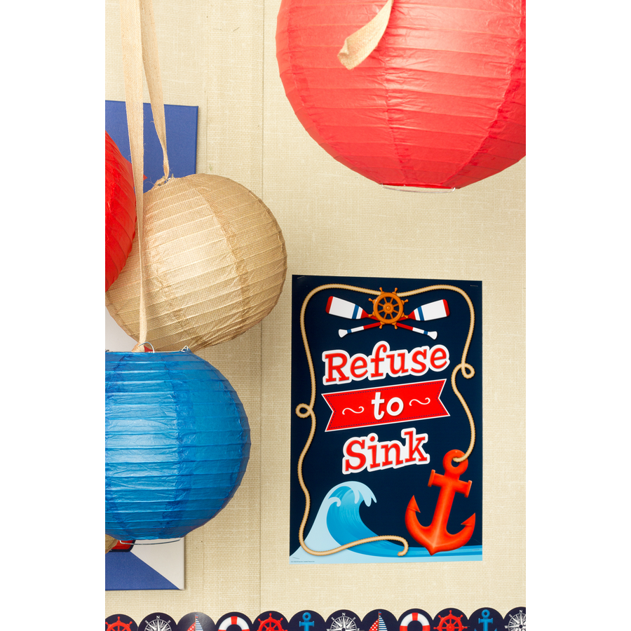 Red, Yellow & Blue Paper Lanterns TCR77230 Teacher Created Resources