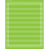 Lime Polka Dots 10 Pocket Chart