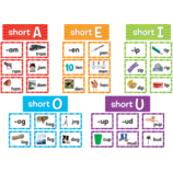 Short Vowels Pocket Chart Cards