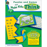 Puzzles and Games that Make Kids Think Grade 3