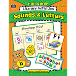 Full-Color Literacy Activities: Sounds & Letters