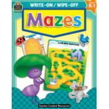 Write-On/Wipe-Off Book: Mazes