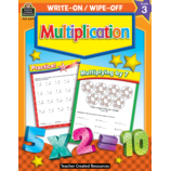 Write-On/Wipe-Off Book: Multiplication