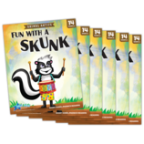 Animal Antics: Fun with a Skunk - Short Vowel u Reader - 6 Pack