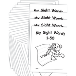 My Own Sight Words 1–50, 25-pack