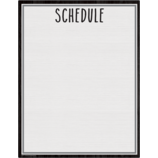 Modern Farmhouse Schedule Write-On/Wipe-Off Chart