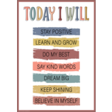 Today I Will Positive Poster