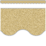 Gold Glitz Scalloped Border Trim