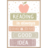 Reading is Always a Good Idea Positive Poster