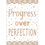 Progress over Perfection Positive Poster