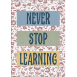 Never Stop Learning Positive Poster